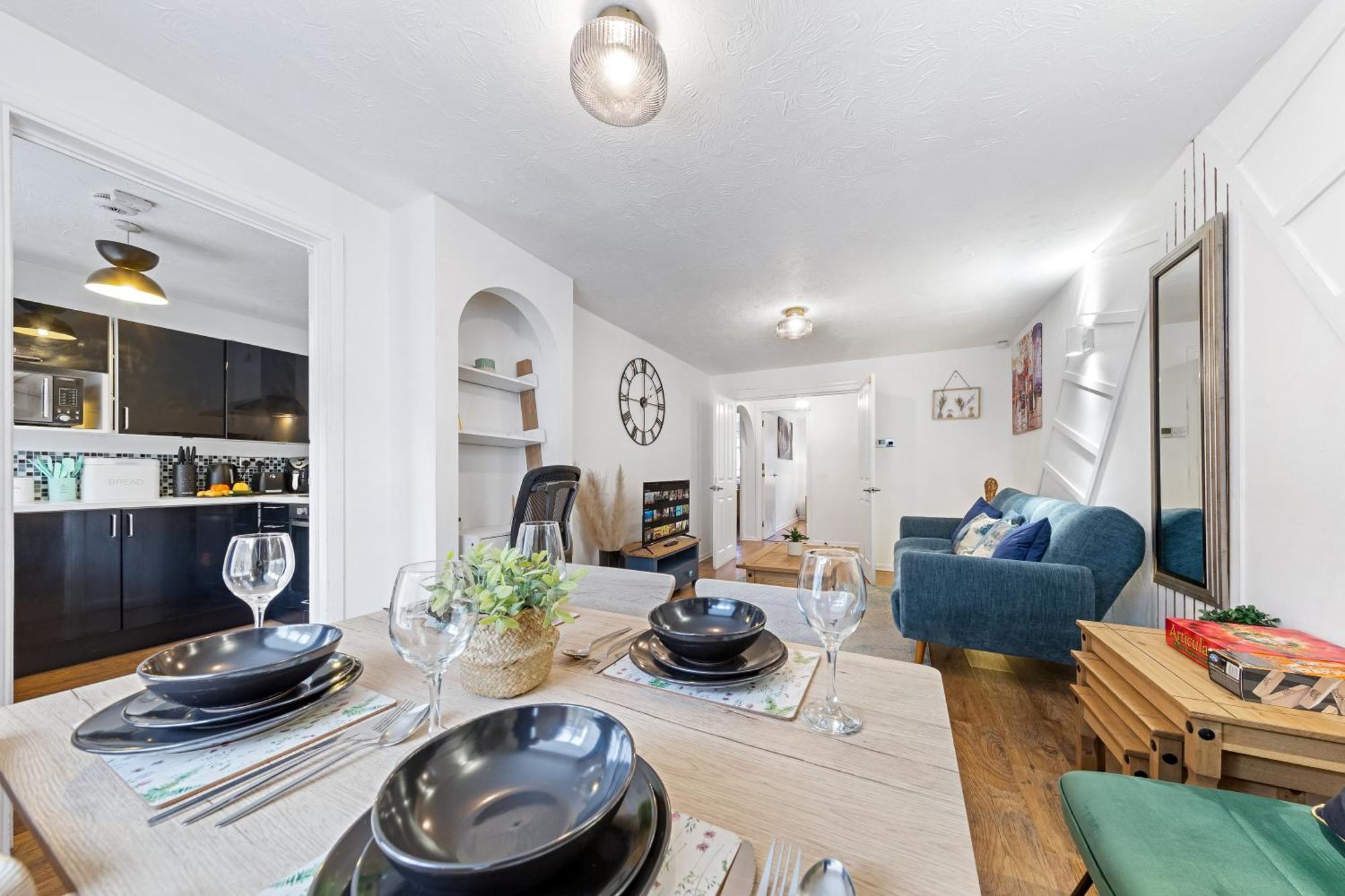 Quirky Canary 2Bed, Free Parking, Smart Tv & Games London Eksteriør billede