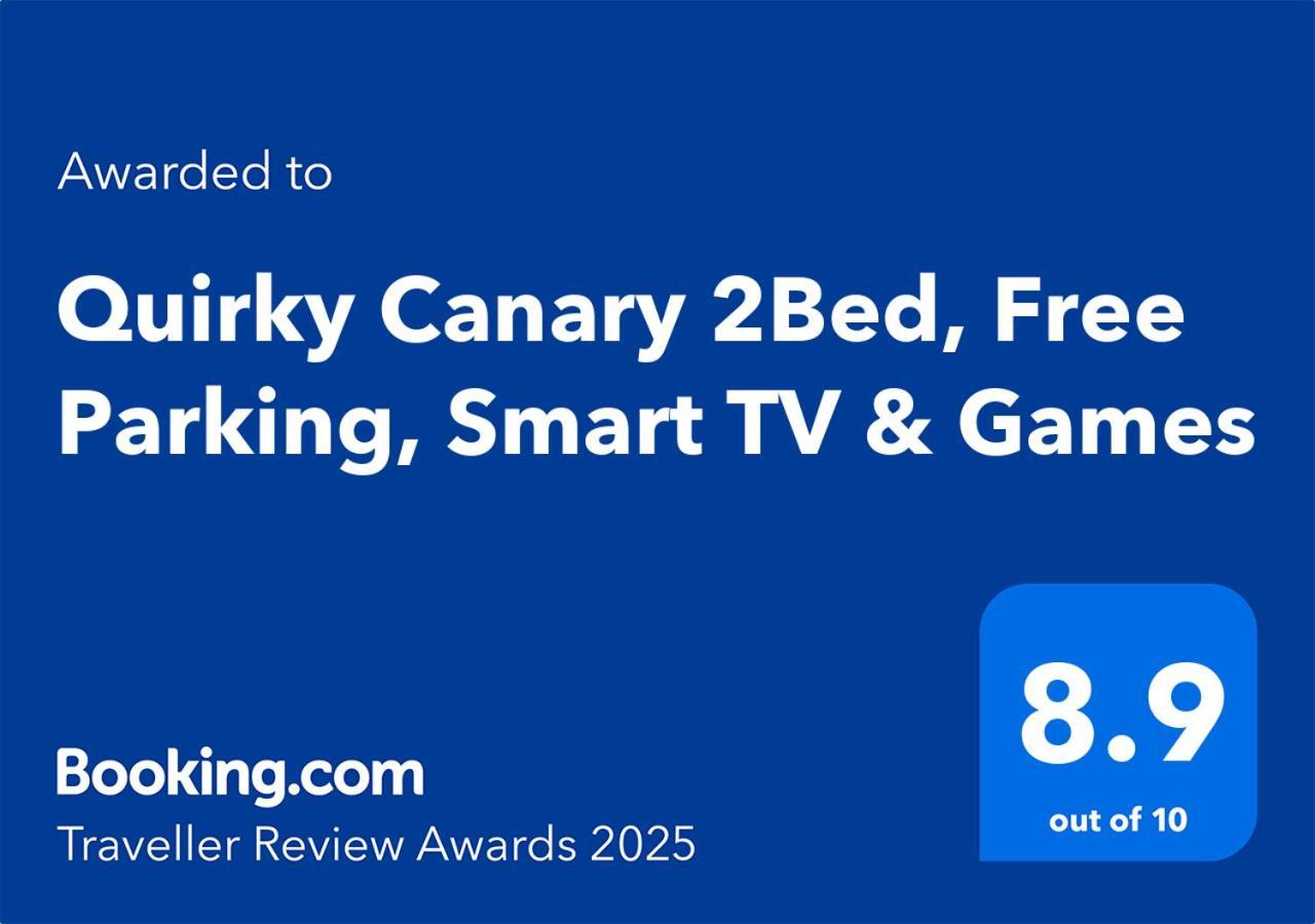 Quirky Canary 2Bed, Free Parking, Smart Tv & Games London Eksteriør billede